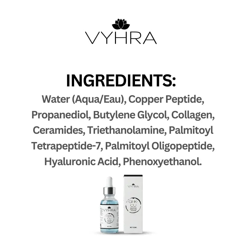 GHK-Cu Copper Peptide Serum Vyhra
